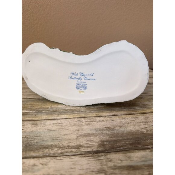Princeton Gallery Wish Upon a Butterfly Porcelain Unicorn Figurine 2006 - Picture 6 of 15